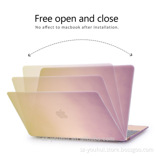 New Fashion Design rainbow color for apple computer covers